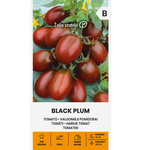Tomat - Black Plum - 200 frön