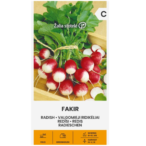 Rädisa Fakir – Snabbväxande och krispig