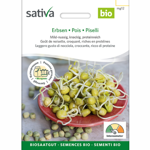Sprouted seeds – Pea (organic)