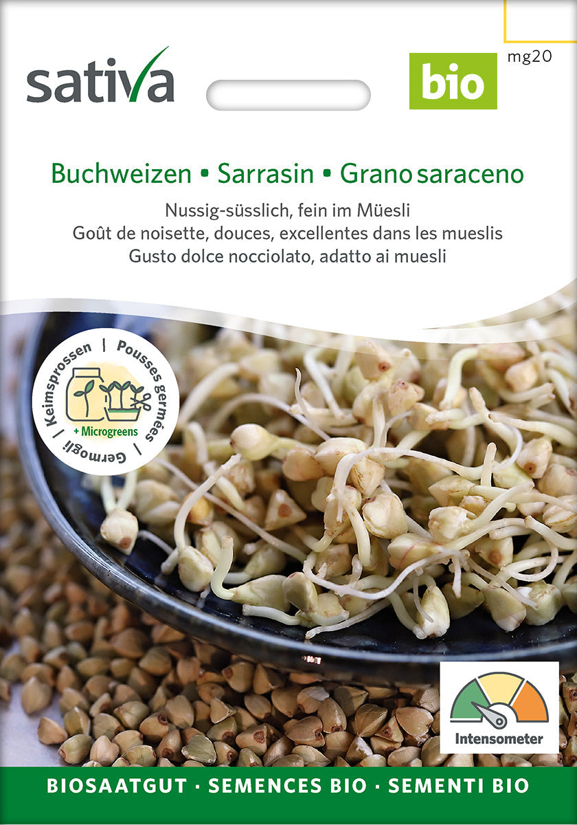 Organic Buckwheat Sprouting Seeds 50 g