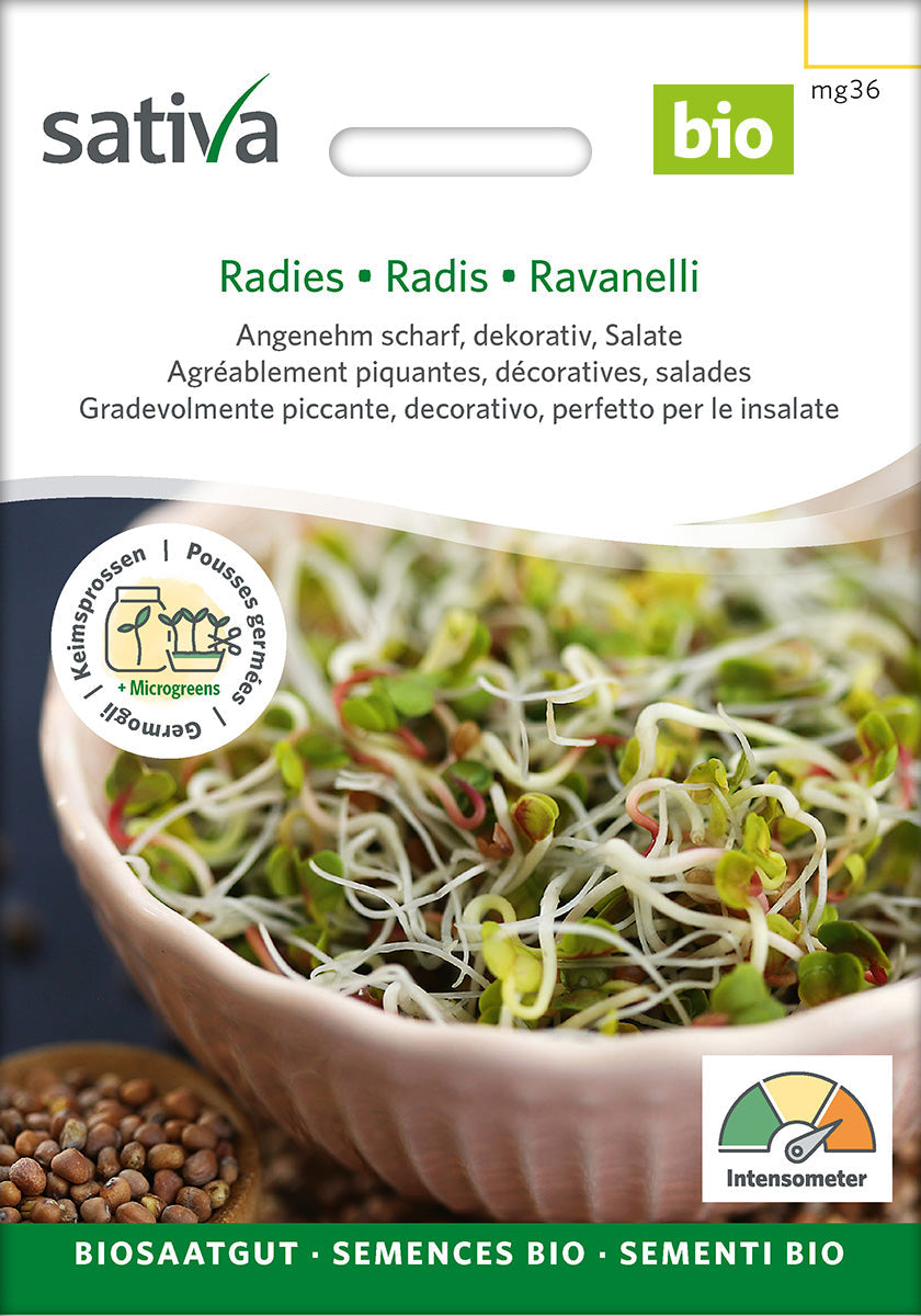 Organic Radish Sprouting Seeds 25 g