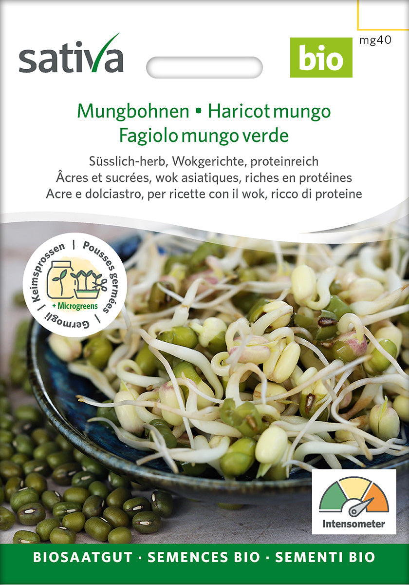 Organic Mung Bean Sprouting Seeds 50 g