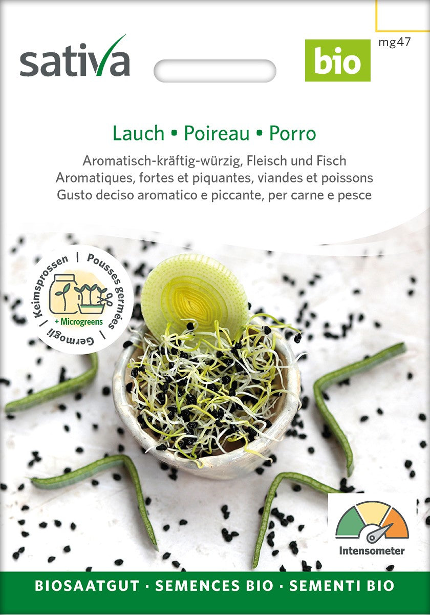 Organic Leek Sprouting Seeds 25 g